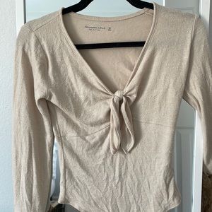 COPY - Abercrombie and fitch tan bodysuit